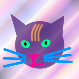 (my avatar is a purple cat face on a purplish pinkish gradient background)