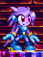 A lilac-colored anthropomorphic dragon girl (though it's not entirely obvious she's a dragon).