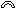 A block-letter top half of a circle